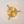 3-Light Textured Glass Brass Drum Semi Flush Mount