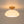 1-Light Opal Glass Curved Semi Flush Mount