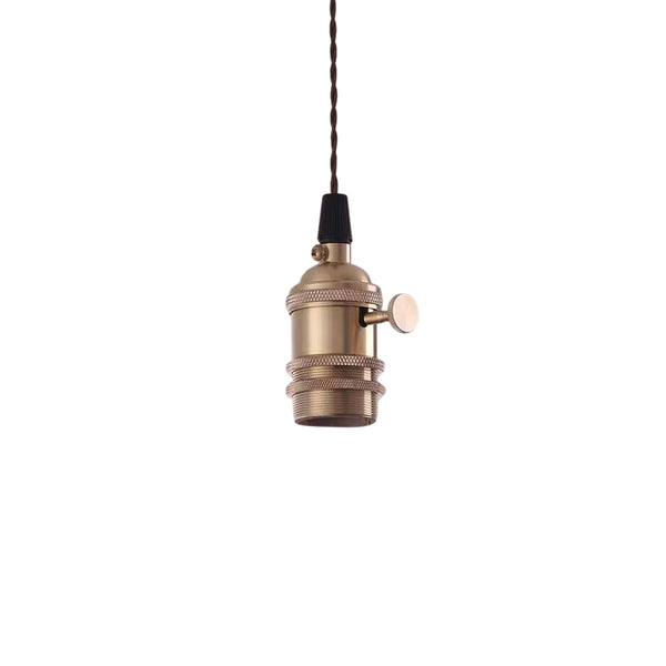 Mid-Century 1-Light Colorful Scalloped Glass Pendant Light