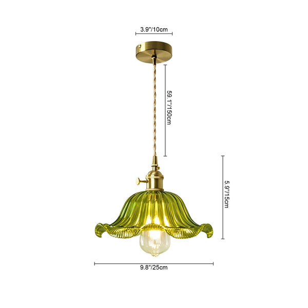Lotus Glass Pendant Lighting