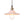 Mid-Century 1-Light Colorful Scalloped Glass Pendant Light