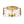 3-Light Textured Glass Brass Drum Semi Flush Mount