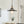 Mid-Century 1-Light Colorful Scalloped Glass Pendant Light