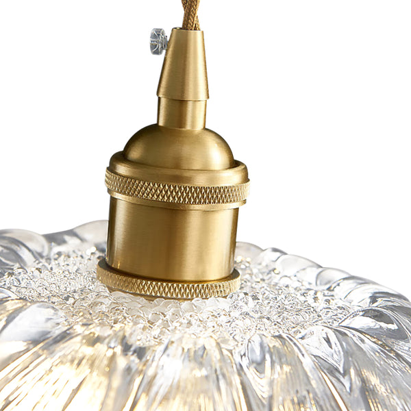 Lotus Glass Flower Design Pendant Light