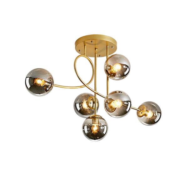 Geometric Modo Bubble Glass Chandelier