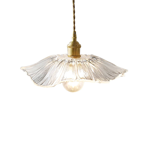 Lotus Glass Flower Design Pendant Light