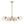 12-Light Two-tier Textured Glass Chandelier