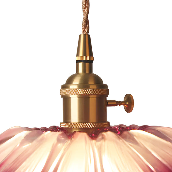 Lotus Glass Flower Design Pendant Light