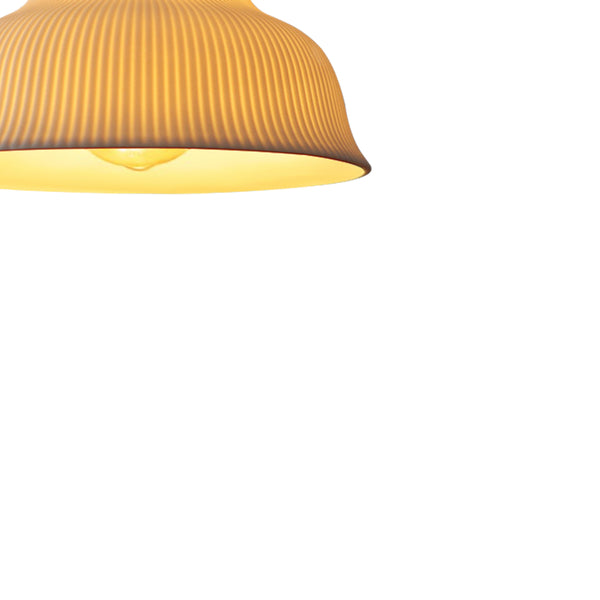 Nordic 1-Light White Ceramic Pendant Light