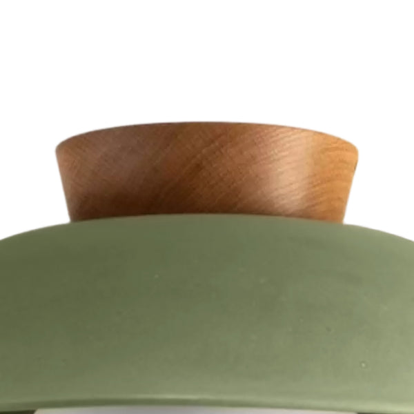 Designer 1-Light Nordic Dome Semi Flush Mount