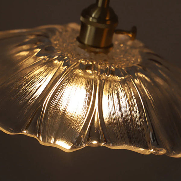 Lotus Glass Flower Design Pendant Light