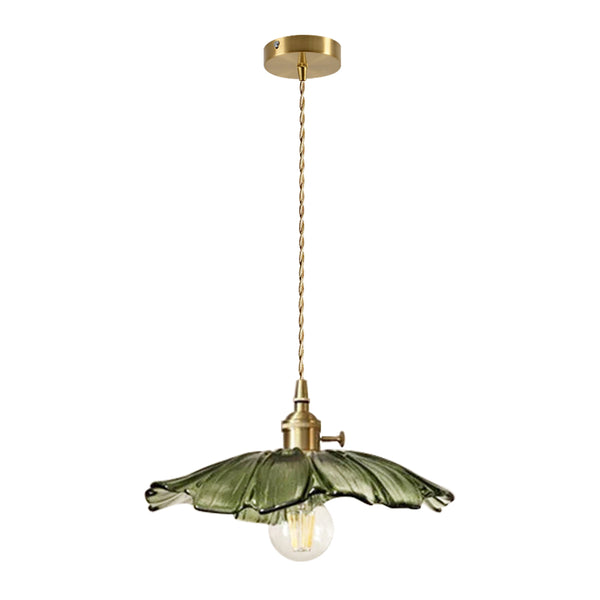 Lotus Glass Flower Design Pendant Light
