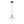 Mid-Century 1-Light Colorful Scalloped Glass Pendant Light