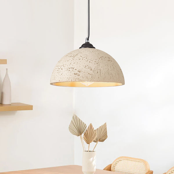 Thehouselights-Colorful Resin Designer Dome Ceramic Pendant Lighting-Pendant-White