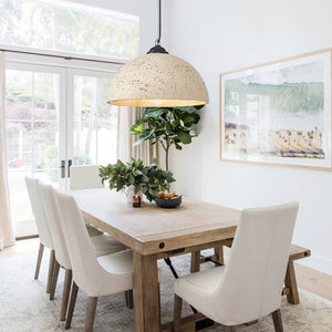 Thehouselights-Colorful Resin Designer Dome Ceramic Pendant Lighting-Pendant-White