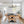 Thehouselights-8 Light Modern Sputnik Island Chandelier in Candle Shape-Chandelier--
