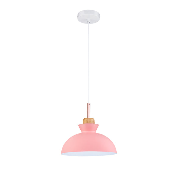 Craftsman Style 1-Light Single Dome Pendant Light