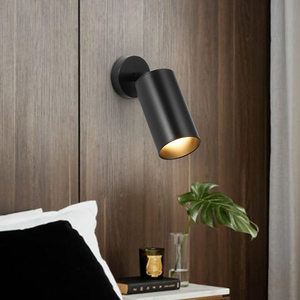 Thehouselights - 1 Light Directional Ceiling Light Spot Light Track Light - Ceiling Light - Black - 