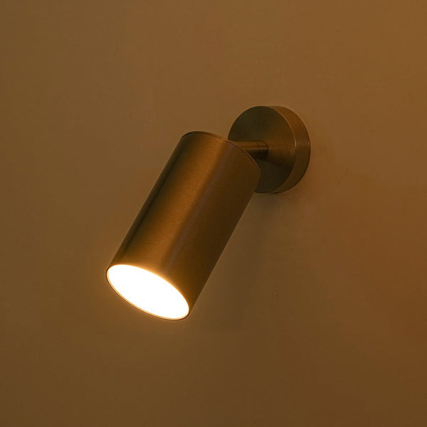 Thehouselights - 1 Light Directional Ceiling Light Spot Light Track Light - Ceiling Light - Nickel - 