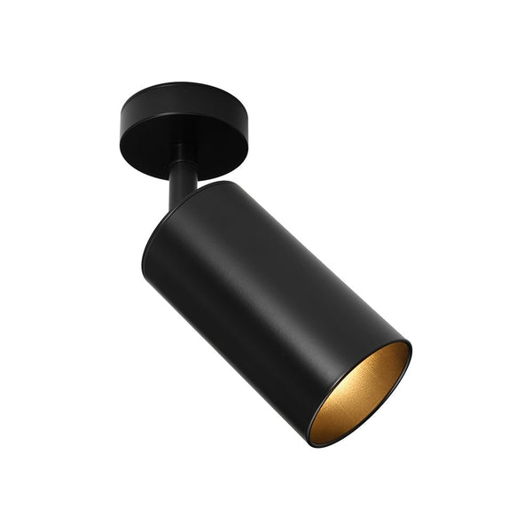 Thehouselights - 1 Light Directional Ceiling Light Spot Light Track Light - Ceiling Light - Nickel - 