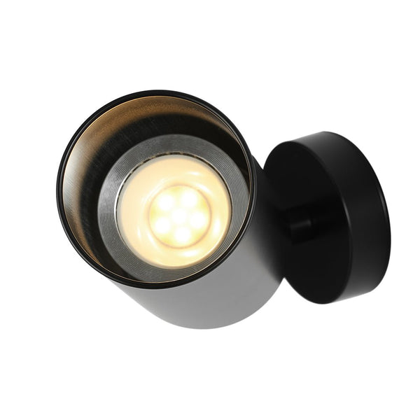 Thehouselights - 1 Light Directional Ceiling Light Spot Light Track Light - Ceiling Light - Nickel - 