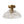 Thehouselights - 1 - Light Glass Lotus Dome Flush Mount Ceiling - Ceiling Light - Clear - 