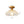Thehouselights - 1 - Light Glass Lotus Dome Flush Mount Ceiling - Ceiling Light - Clear - 