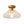 Thehouselights - 1 - Light Glass Lotus Dome Flush Mount Ceiling - Ceiling Light - Clear - 