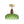 Thehouselights - 1 - Light Glass Lotus Dome Semi Flush Mount Ceiling - Ceiling Light - Green - 