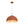 Thehouselights - 1 - Light Minimalist Dome Pendant Light - Pendant - Carrot Red - 