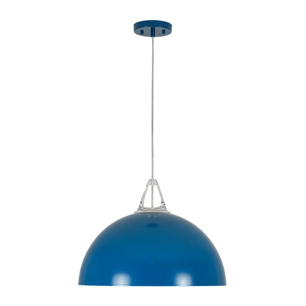 Thehouselights - 1 - Light Minimalist Dome Pendant Light - Pendant - Dark Blue - 