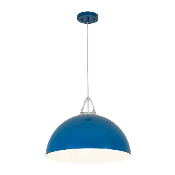 Thehouselights - 1 - Light Minimalist Dome Pendant Light - Pendant - Dark Blue - 