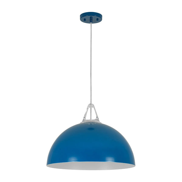 Thehouselights - 1 - Light Minimalist Dome Pendant Light - Pendant - Dark Blue - 