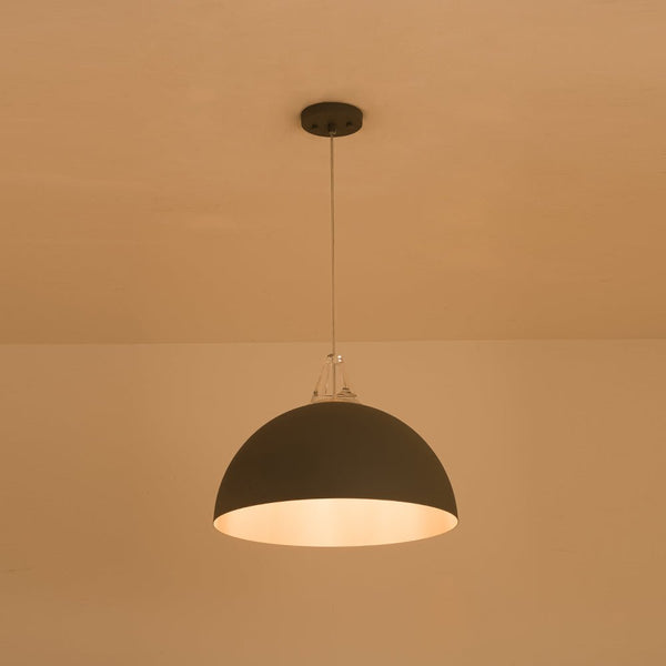 Thehouselights - 1 - Light Minimalist Dome Pendant Light - Pendant - Light Gray - 