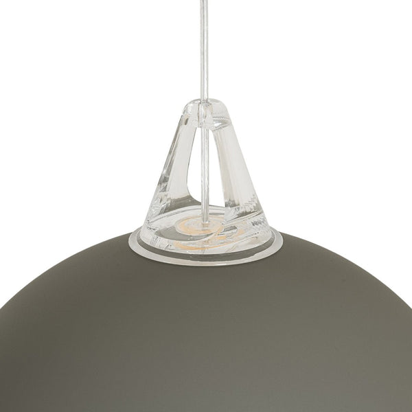 Thehouselights - 1 - Light Minimalist Dome Pendant Light - Pendant - Light Gray - 