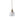 Thehouselights - 1 - Light Vertical Stripes Dome Glass Pendant Light - Pendant - Clear - 