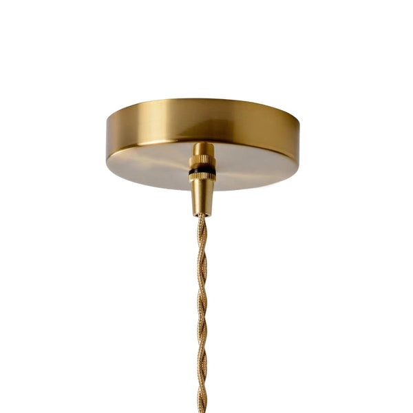 Thehouselights - 1 - Light Vertical Stripes Dome Glass Pendant Light - Pendant - Green - 