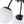 Thehouselights - 12 - Light Black Opal Glass Sputnik Semi Flush Chandelier - Chandelier - Black - 