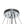 Thehouselights-12-Light Modern 2-Tier Crystal Chandelier-Chandelier-Chrome-