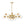 Thehouselights - 12 - Light Two - tier Sputnik Striped Glass Chandelier - Chandelier - 12 - Light - 