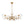 Thehouselights-12-Light Two-tier Textured Glass Chandelier-Chandelier-12-Light-