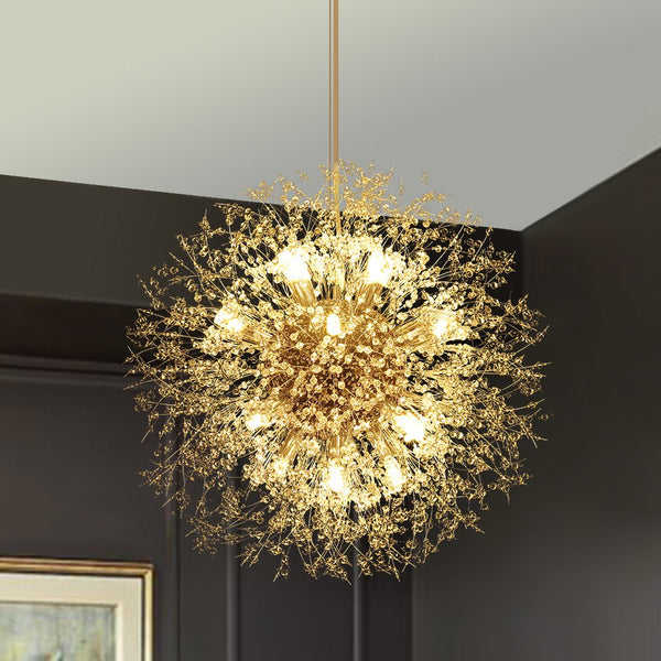 Thehouselights-16-Light Oversized Luxury Sputnik Firework Chandelier-Chandelier-Brass-