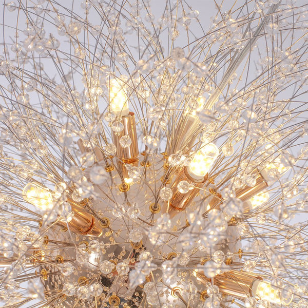 Thehouselights-16-Light Oversized Luxury Sputnik Firework Chandelier-Chandelier-Brass-