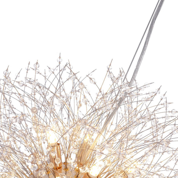 Thehouselights-16-Light Oversized Luxury Sputnik Firework Chandelier-Chandelier-Brass-