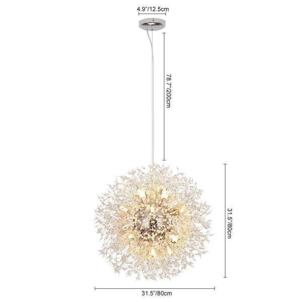Thehouselights-16-Light Oversized Luxury Sputnik Firework Chandelier-Chandelier-Brass-
