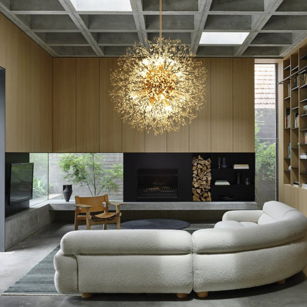 Thehouselights-16-Light Oversized Luxury Sputnik Firework Chandelier-Chandelier-Brass-