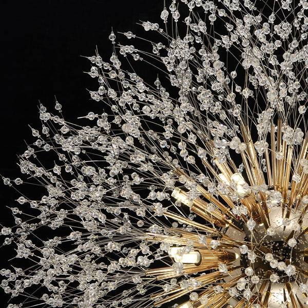 Thehouselights - 16 - Light Oversized Sputnik Firework Chandelier - Chandelier - Brass - 