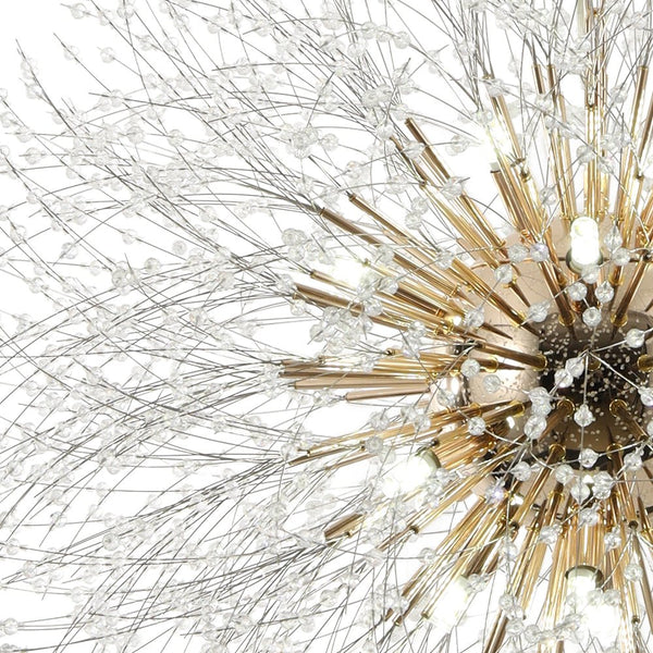 Thehouselights - 16 - Light Oversized Sputnik Firework Chandelier - Chandelier - Brass - 