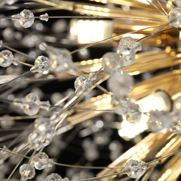 Thehouselights - 16 - Light Oversized Sputnik Firework Chandelier - Chandelier - Brass - 