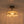 Thehouselights-2-Light Black Ribbed Glass Semi Flush Mount-Ceiling Light-2-Light-